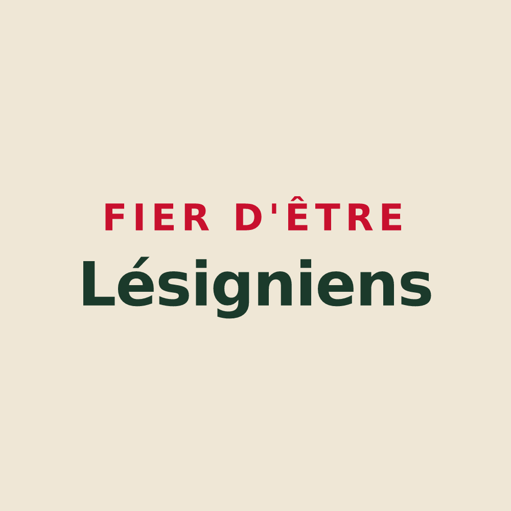 Tote bag « Fier d'être Lésigniens » — design pour Lésigny