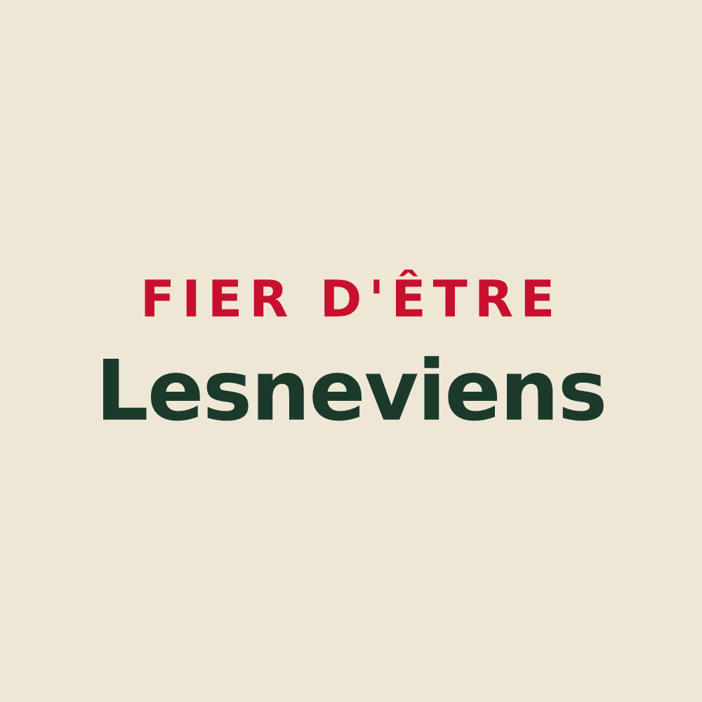 Tote bag « Fier d'être Lesneviens » — design pour Lesneven