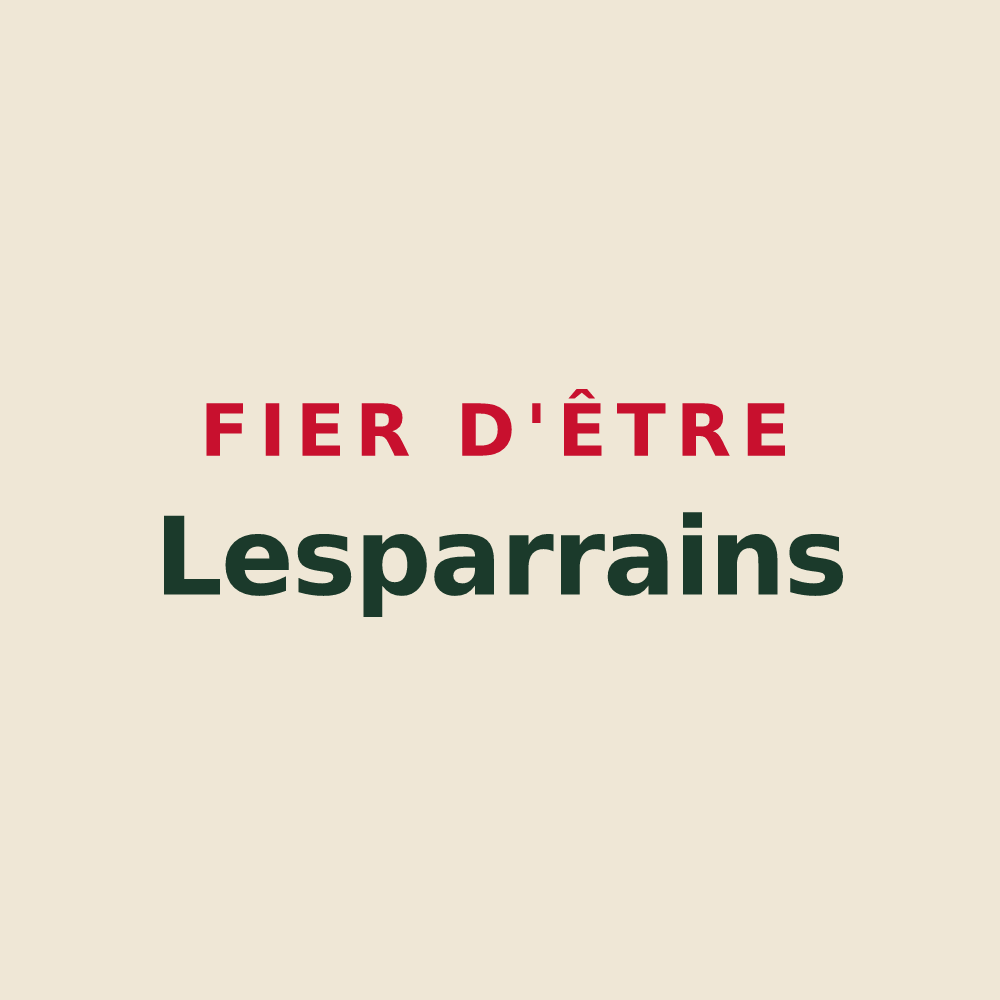 Tote bag « Fier d'être Lesparrains » — design pour Lesparre-Médoc