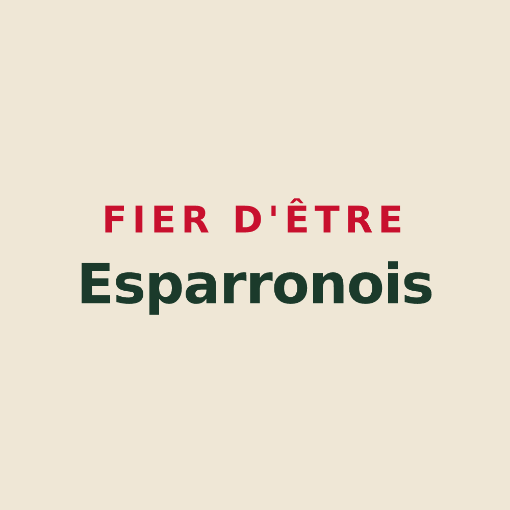 Tote bag « Fier d'être Esparronois » — design pour Lesparrou