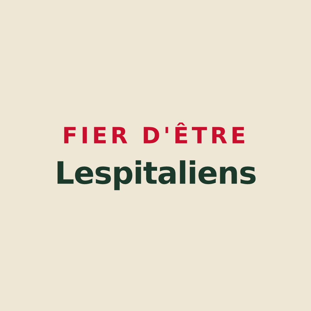 Tote bag « Fier d'être Lespitaliens » — design pour Lespiteau