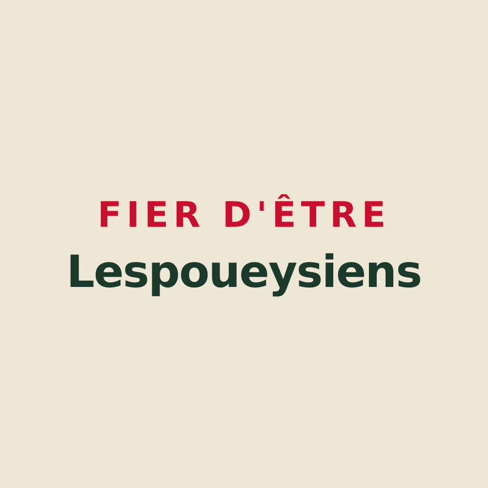 Tote bag « Fier d'être Lespoueysiens » — design pour Lespouey