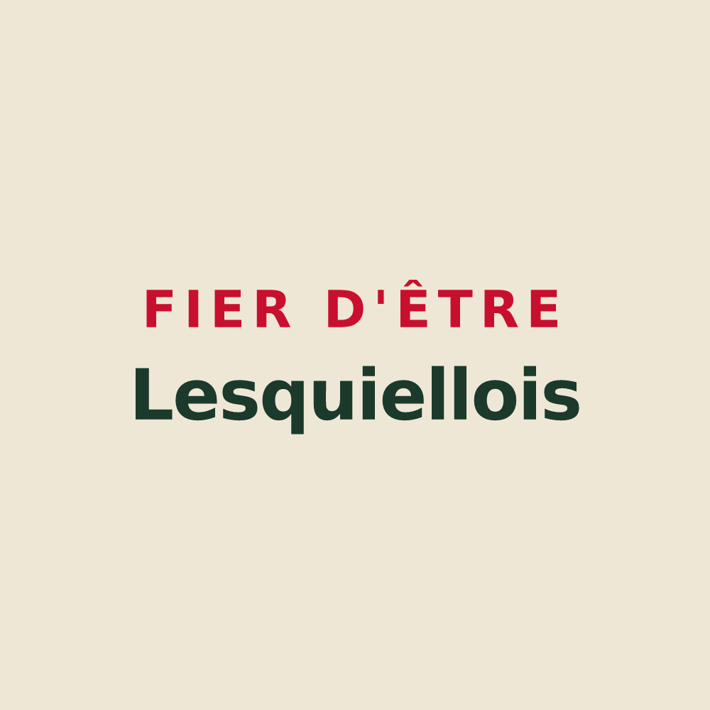 Tote bag « Fier d'être Lesquiellois » — design pour Lesquielles-Saint-Germain