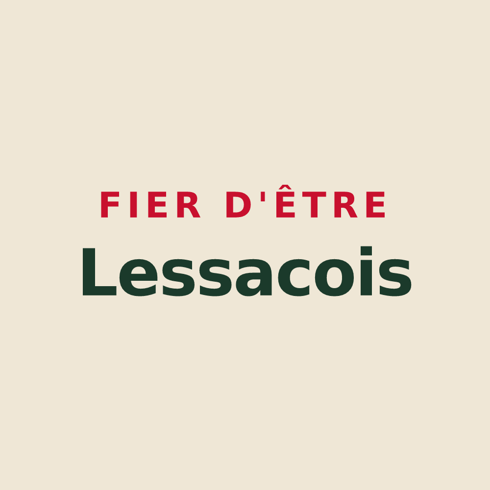 Tote bag « Fier d'être Lessacois » — design pour Lessac