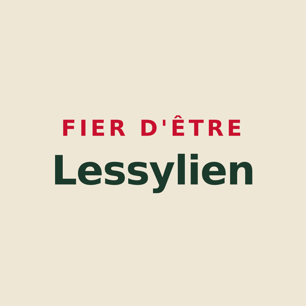 Tote bag « Fier d'être Lessylien » — design pour Lessy