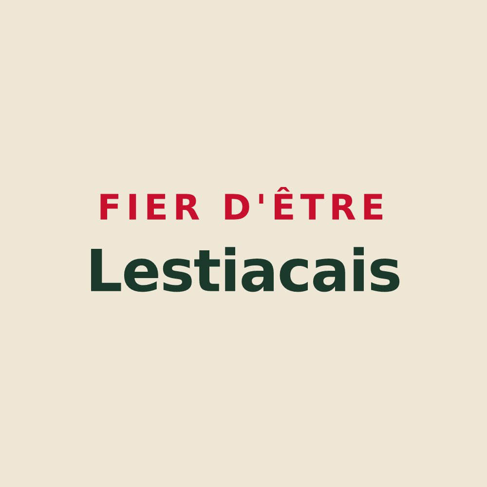Tote bag « Fier d'être Lestiacais » — design pour Lestiac-sur-Garonne