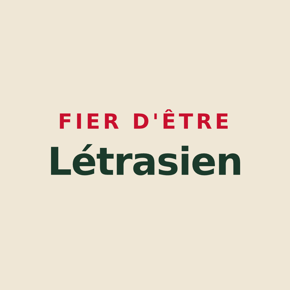 Tote bag « Fier d'être Létrasien » — design pour Létra