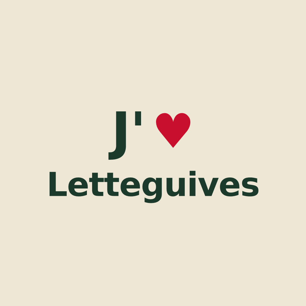 Tote bag personnalisé Letteguives — design J'aime Letteguives
