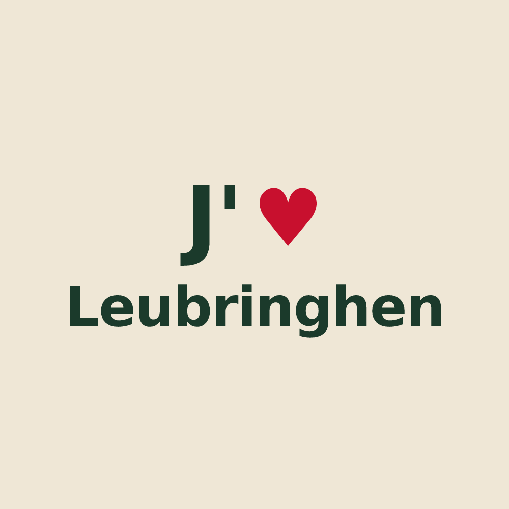 Tote bag personnalisé Leubringhen — design J'aime Leubringhen
