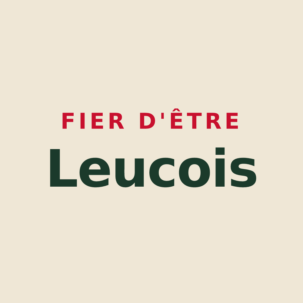 Tote bag « Fier d'être Leucois » — design pour Leuc