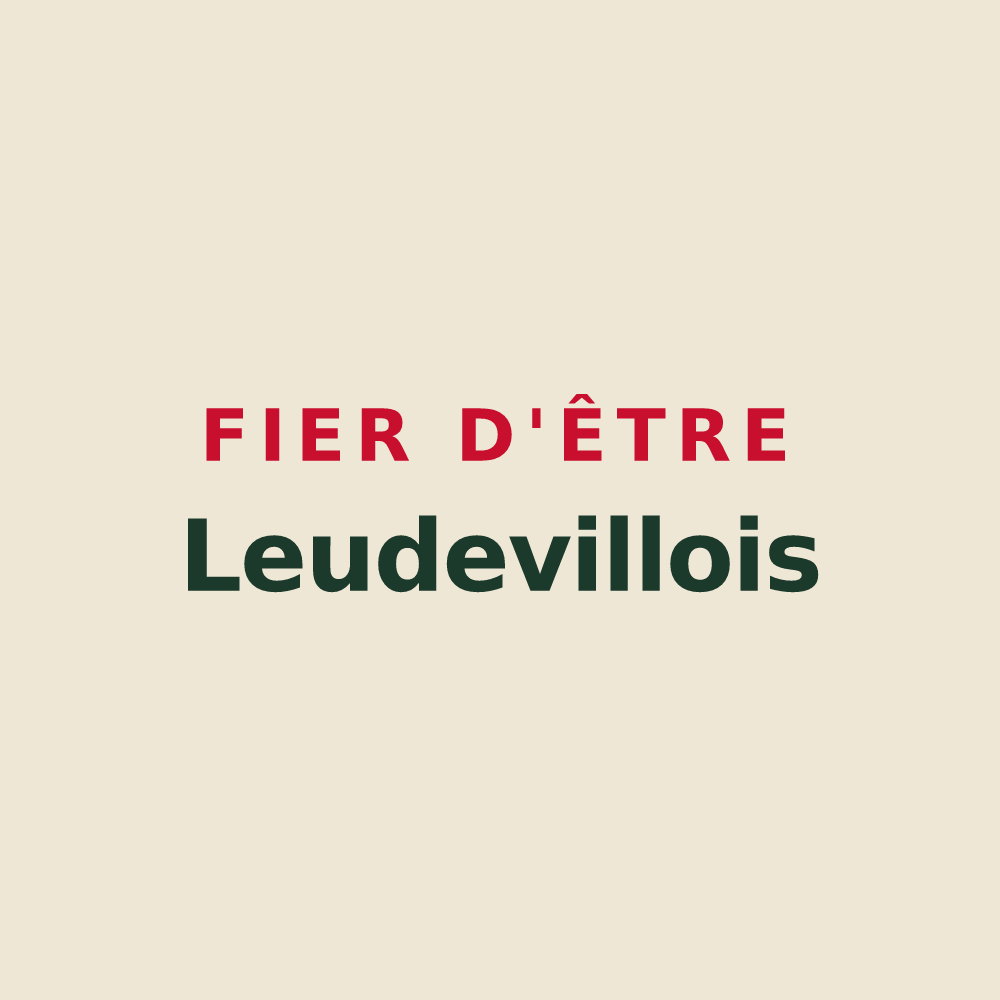 Tote bag « Fier d'être Leudevillois » — design pour Leudeville