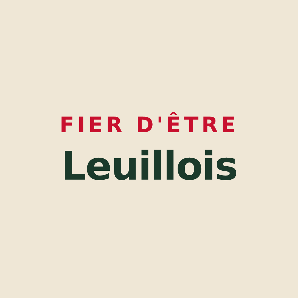 Tote bag « Fier d'être Leuillois » — design pour Leuilly-sous-Coucy