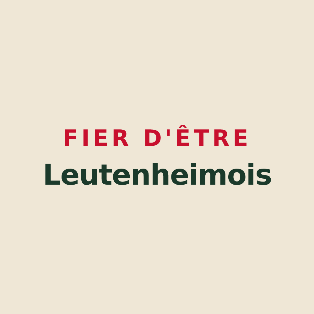 Tote bag « Fier d'être Leutenheimois » — design pour Leutenheim