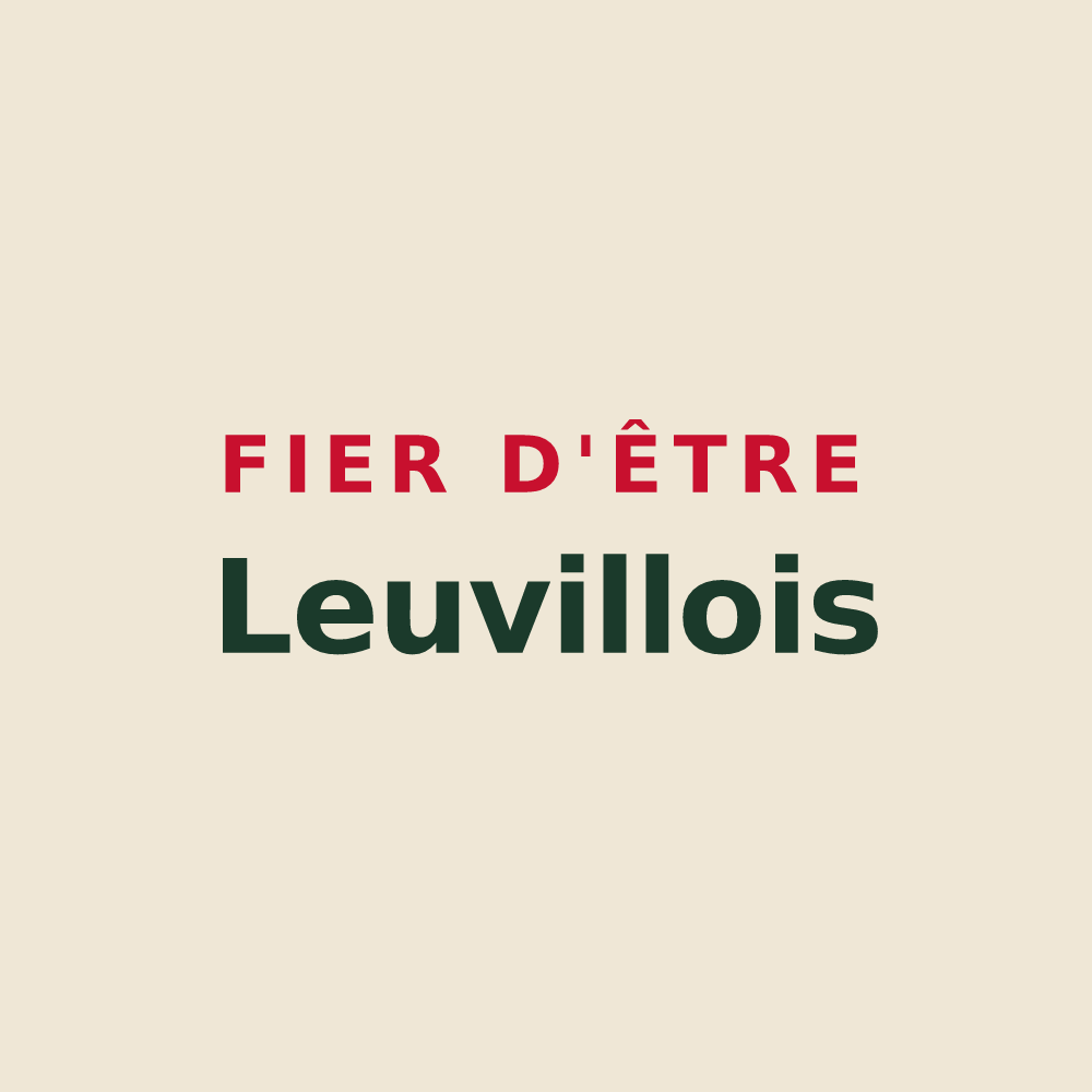 Tote bag « Fier d'être Leuvillois » — design pour Leuville-sur-Orge