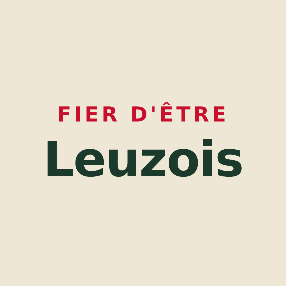 Tote bag « Fier d'être Leuzois » — design pour Leuze
