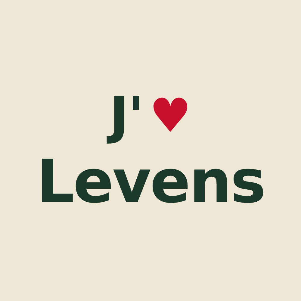 Tote bag personnalisé Levens — design J'aime Levens