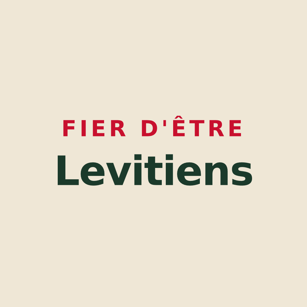 Tote bag « Fier d'être Levitiens » — design pour Levier