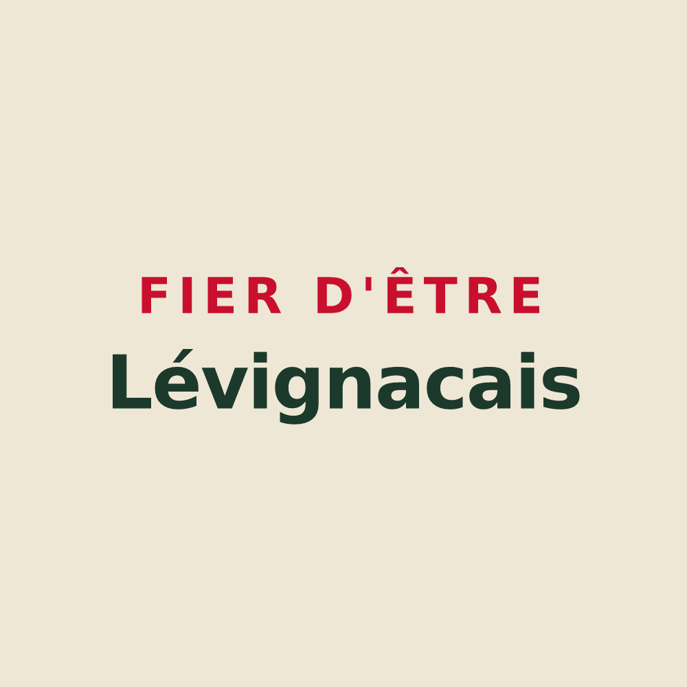 Tote bag « Fier d'être Lévignacais » — design pour Lévignac