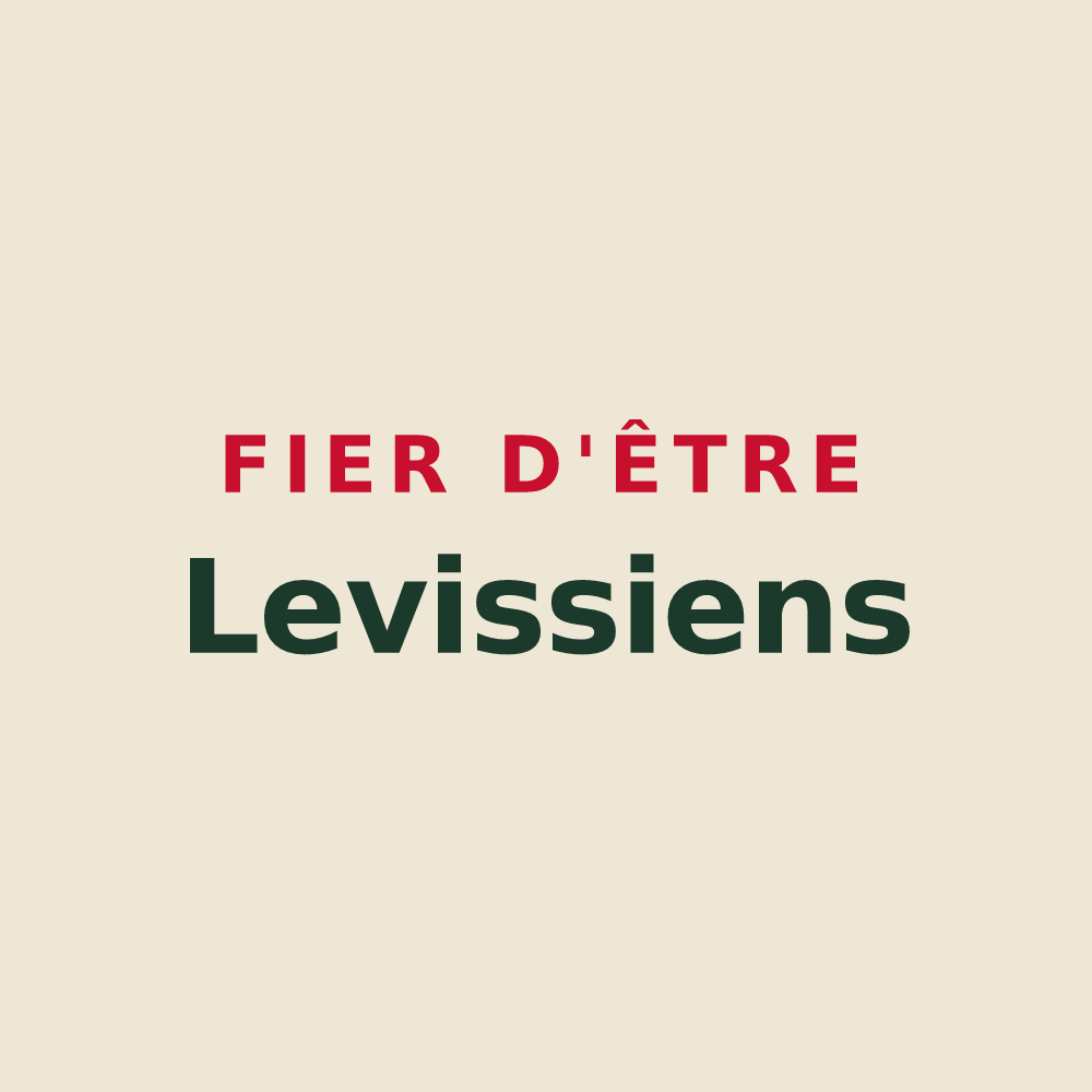 Tote bag « Fier d'être Levissiens » — design pour Lévis-Saint-Nom