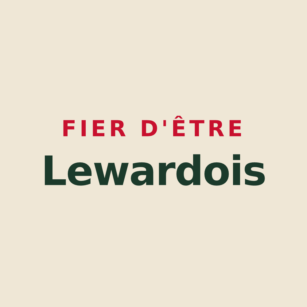 Tote bag « Fier d'être Lewardois » — design pour Lewarde