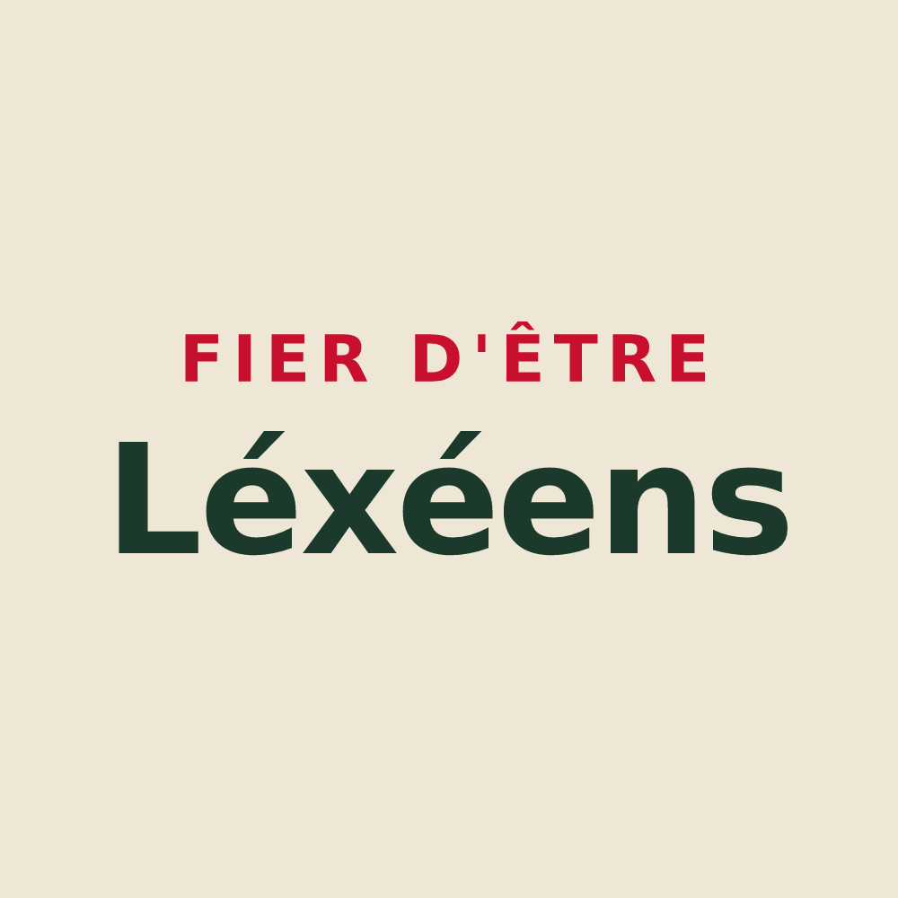 Tote bag « Fier d'être Léxéens » — design pour Lexy