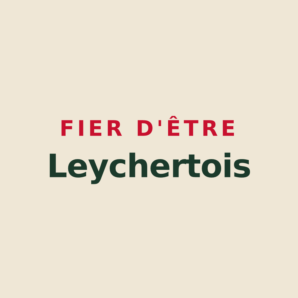 Tote bag « Fier d'être Leychertois » — design pour Leychert