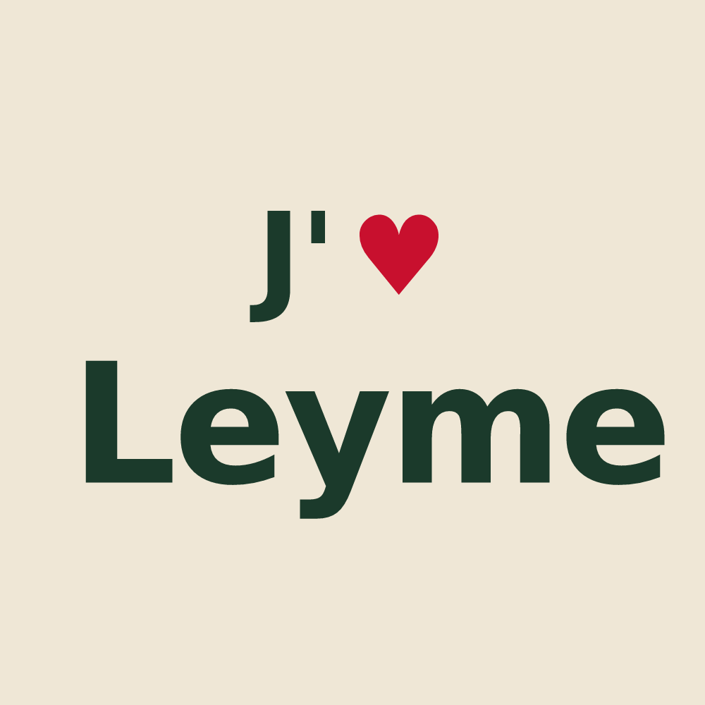 Tote bag personnalisé Leyme — design J'aime Leyme