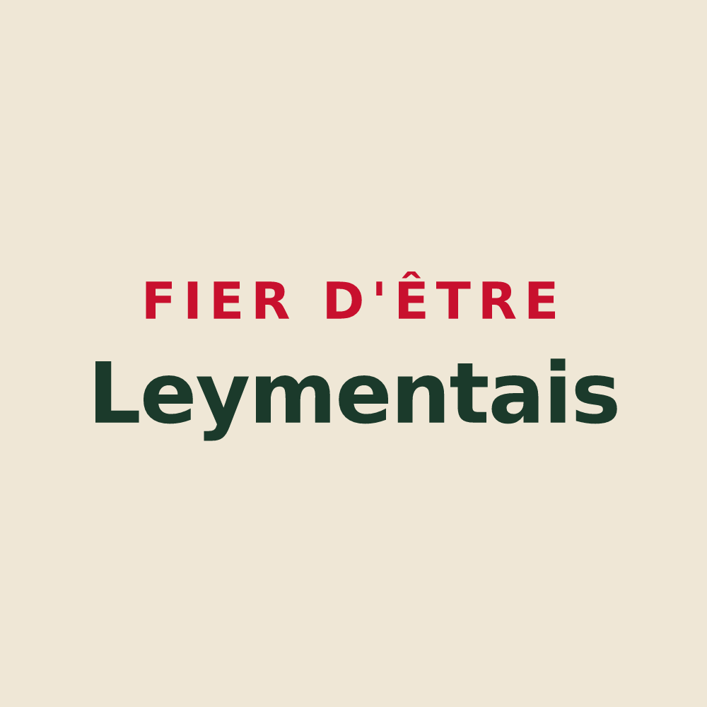Tote bag « Fier d'être Leymentais » — design pour Leyment