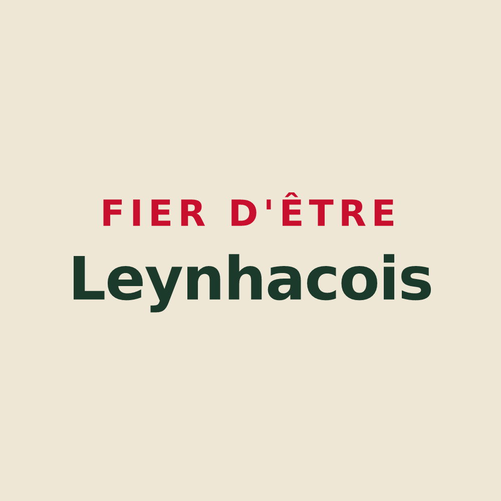 Tote bag « Fier d'être Leynhacois » — design pour Leynhac