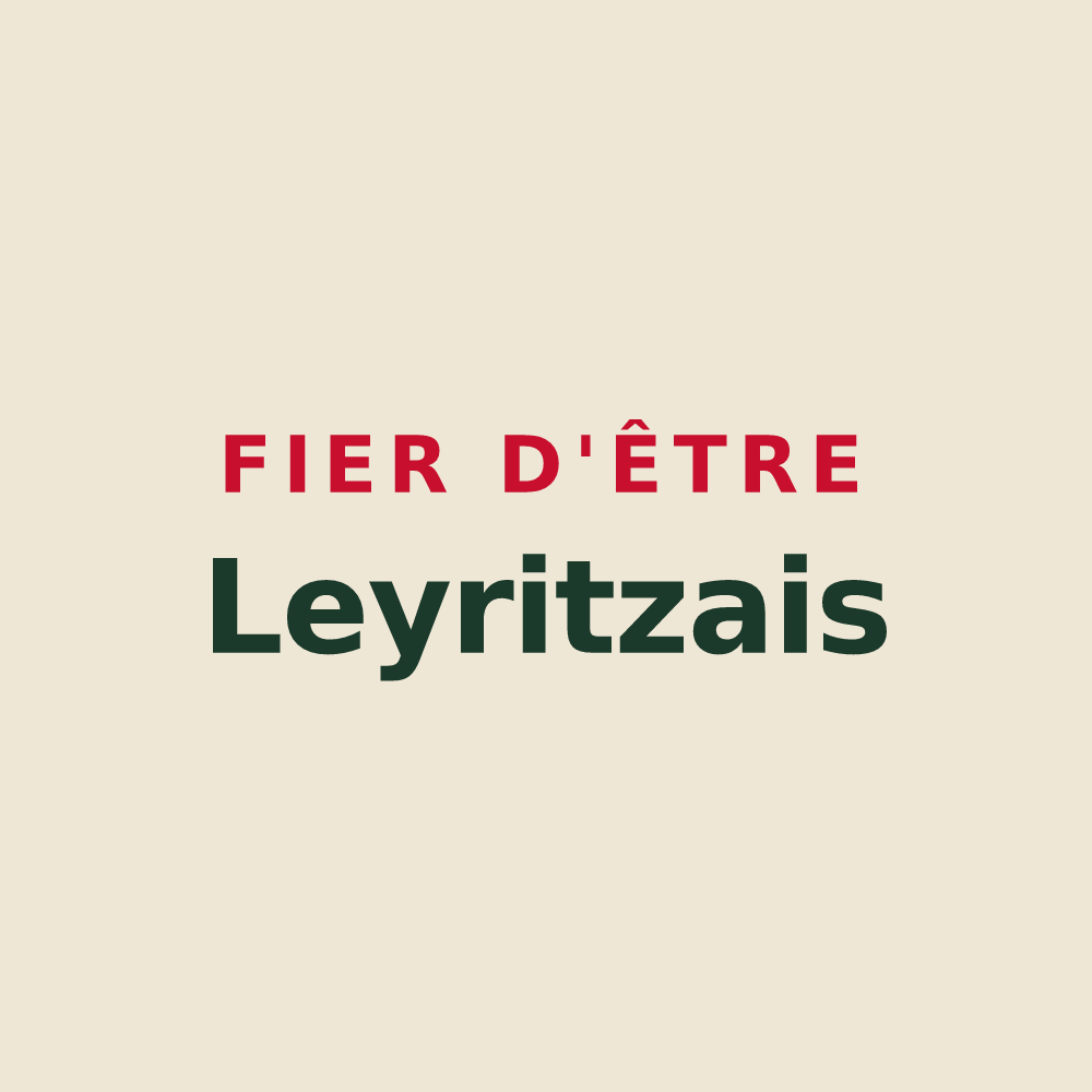 Tote bag « Fier d'être Leyritzais » — design pour Leyritz-Moncassin