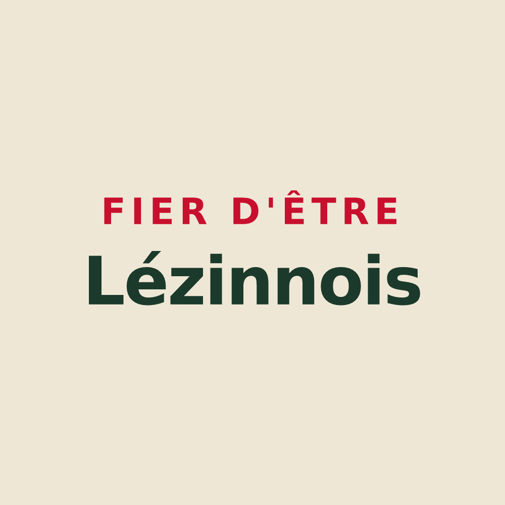 Tote bag « Fier d'être Lézinnois » — design pour Lézinnes