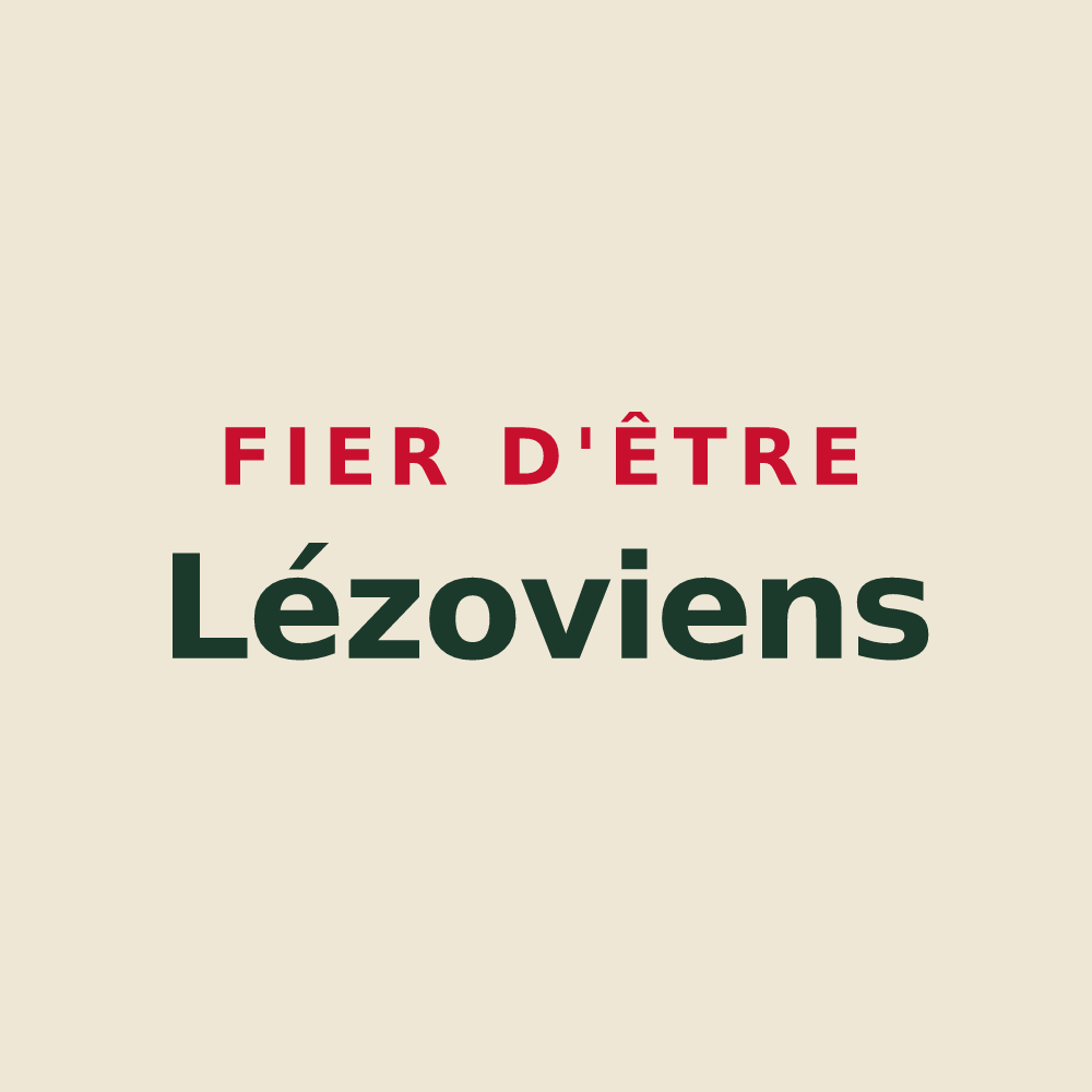 Tote bag « Fier d'être Lézoviens » — design pour Lezoux