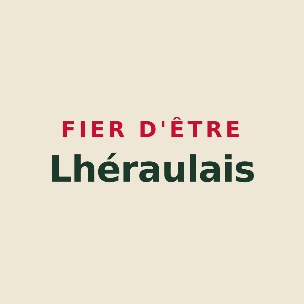 Tote bag « Fier d'être Lhéraulais » — design pour Lhéraule