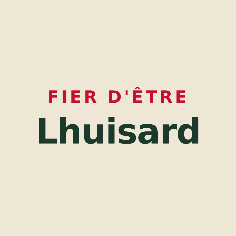 Tote bag « Fier d'être Lhuisard » — design pour Lhuis
