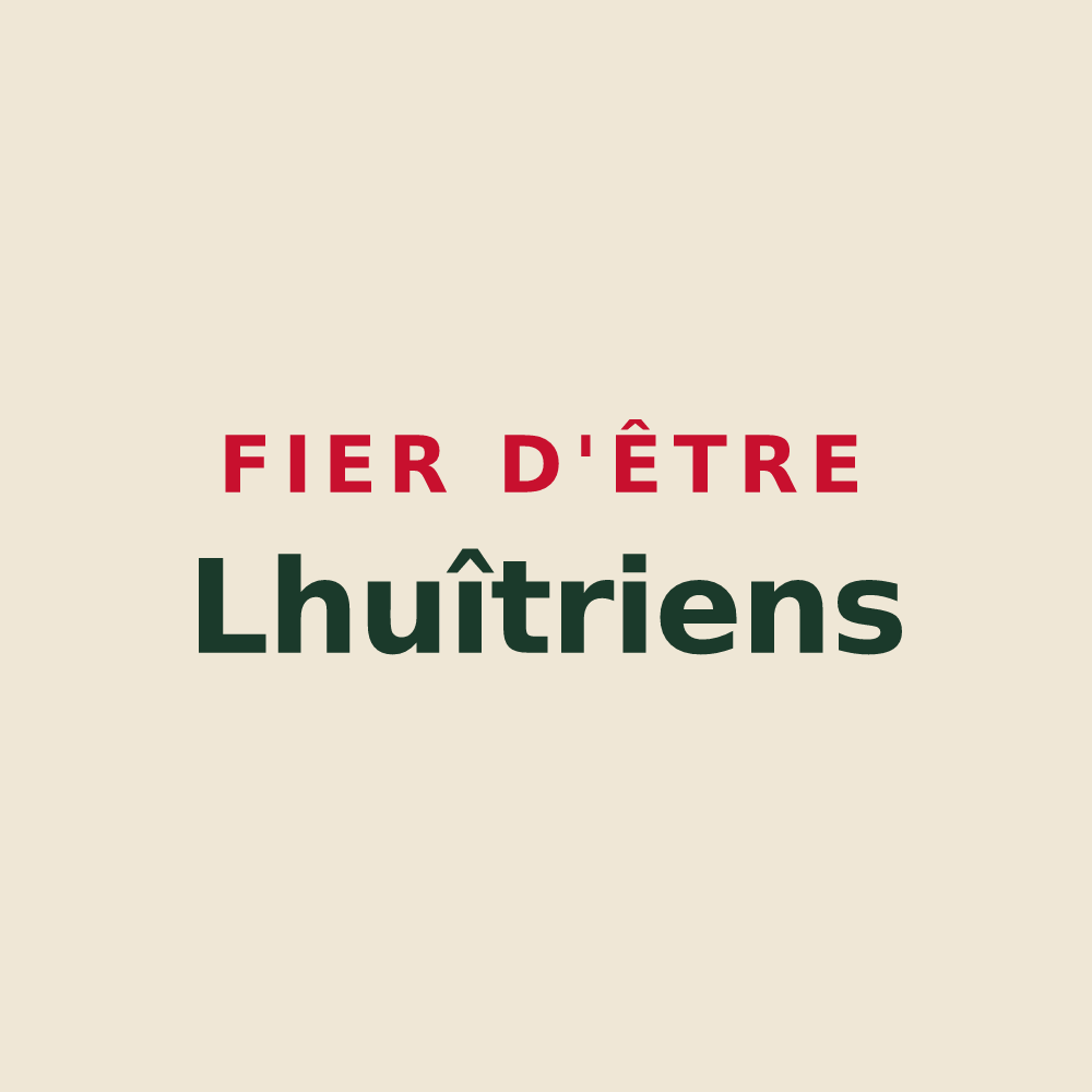 Tote bag « Fier d'être Lhuîtriens » — design pour Lhuître