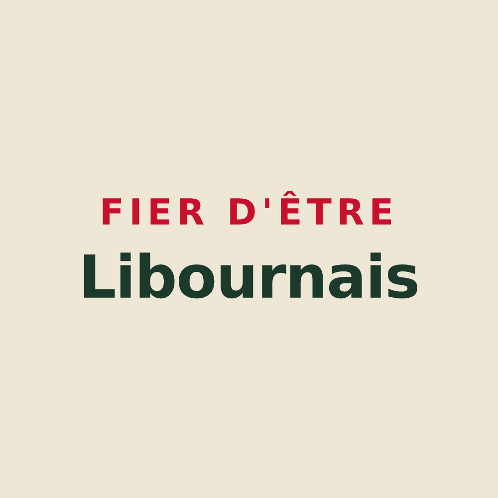 Tote bag « Fier d'être Libournais » — design pour Libourne