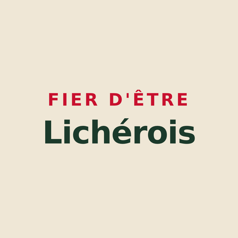 Tote bag « Fier d'être Lichérois » — design pour Lichères