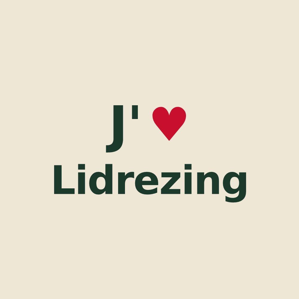 Tote bag personnalisé Lidrezing — design J'aime Lidrezing
