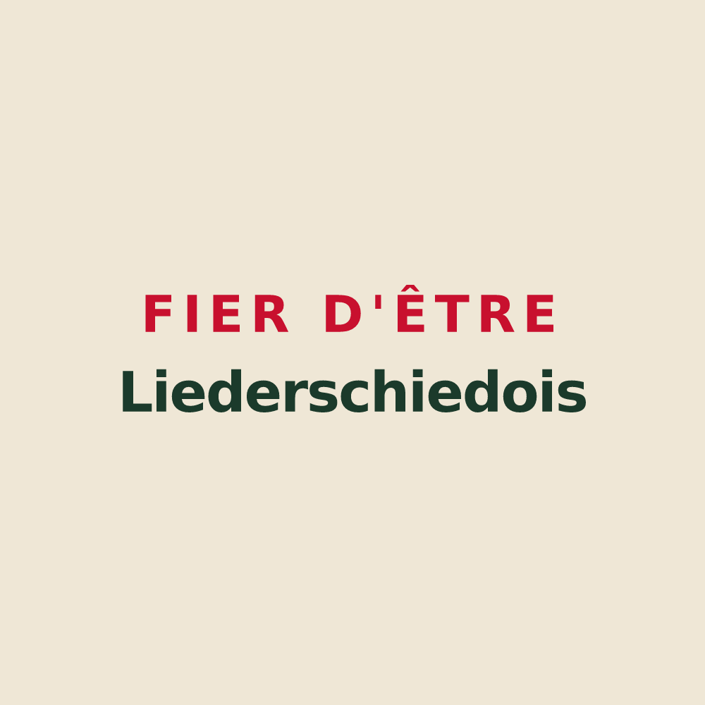 Tote bag « Fier d'être Liederschiedois » — design pour Liederschiedt