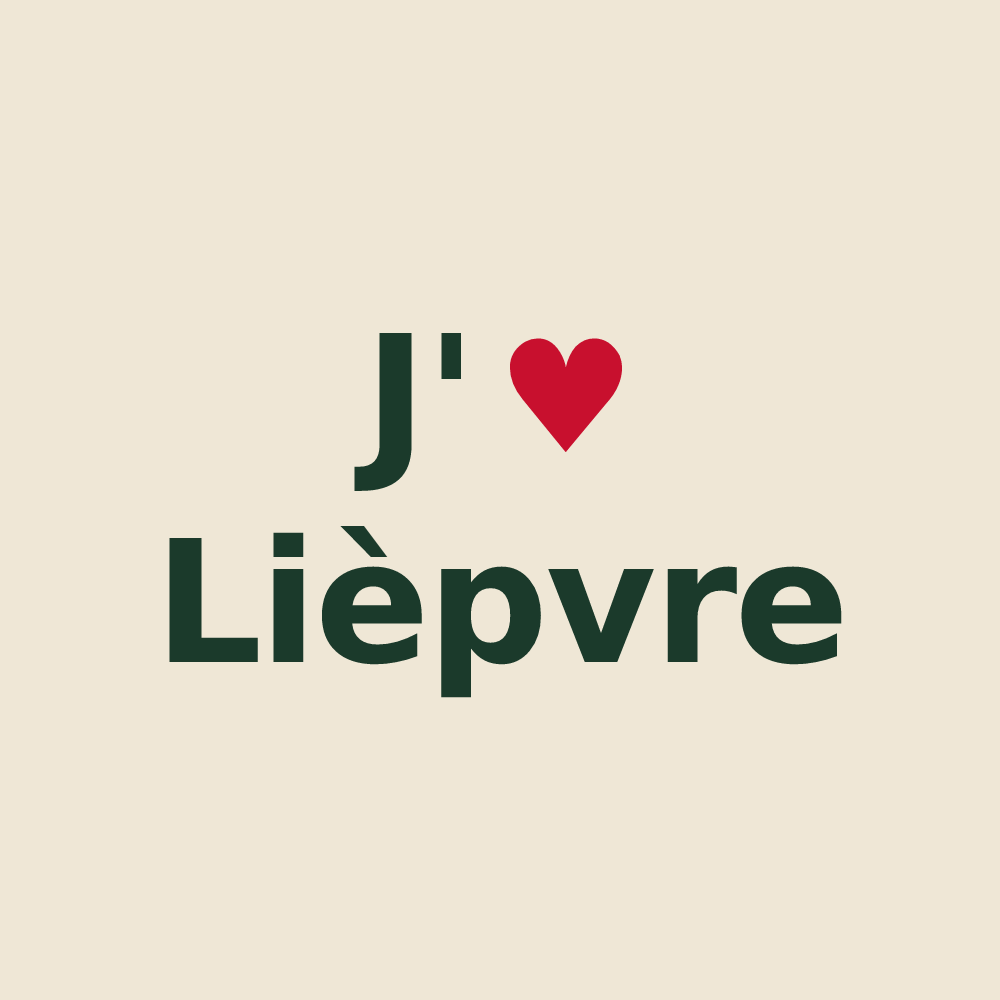 Tote bag personnalisé Lièpvre — design J'aime Lièpvre