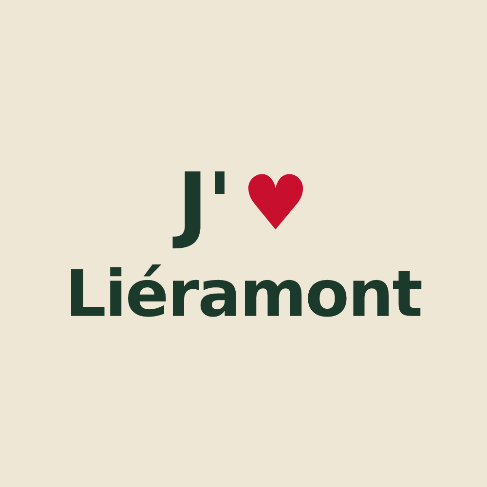 Tote bag personnalisé Liéramont — design J'aime Liéramont