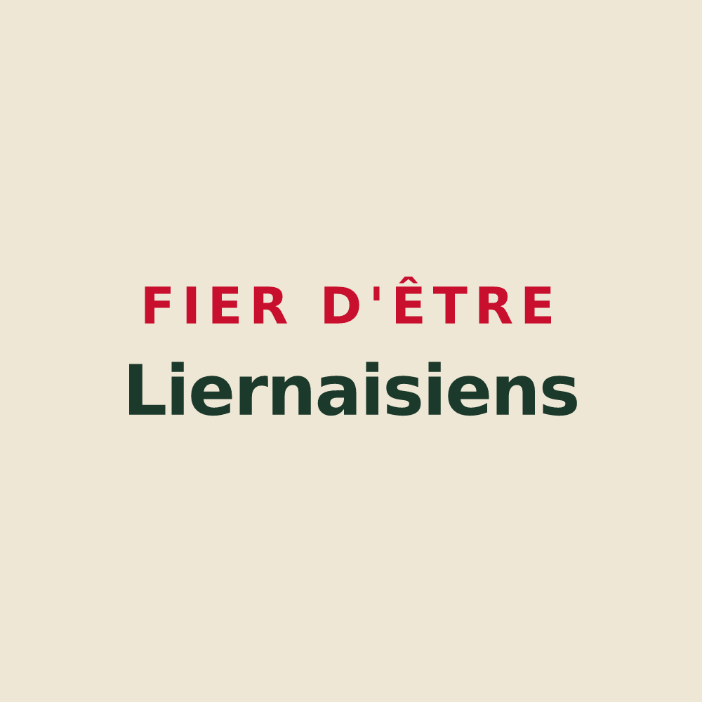Tote bag « Fier d'être Liernaisiens » — design pour Liernais