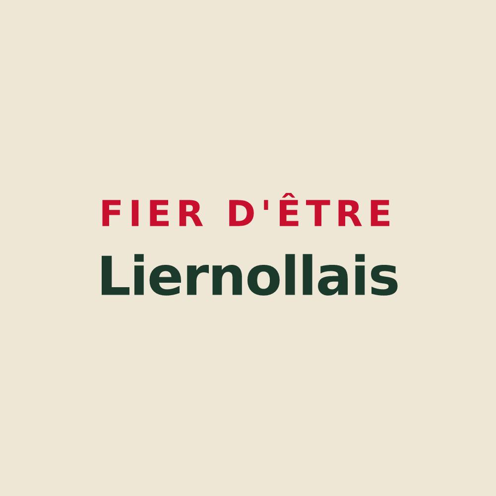 Tote bag « Fier d'être Liernollais » — design pour Liernolles