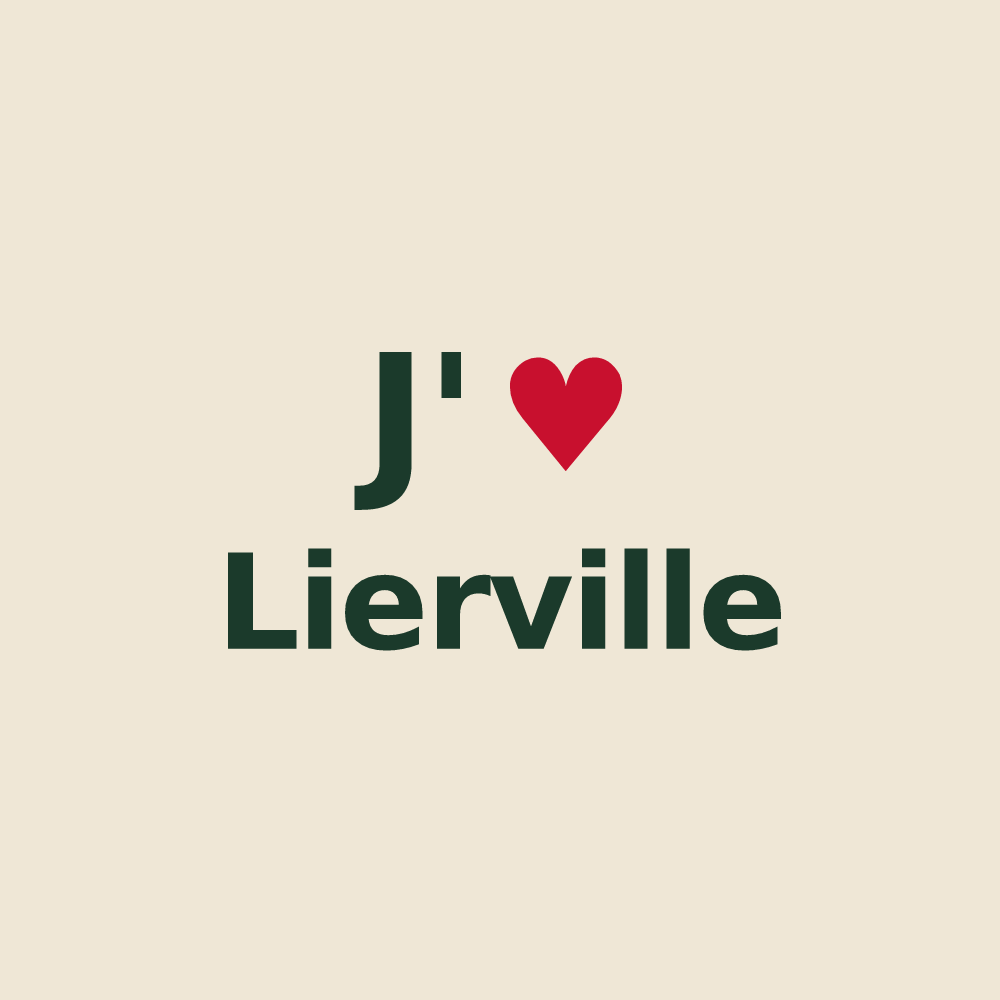Tote bag personnalisé Lierville — design J'aime Lierville