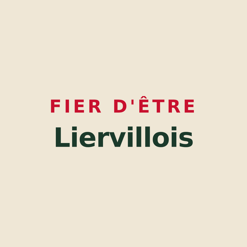 Tote bag « Fier d'être Liervillois » — design pour Lierville