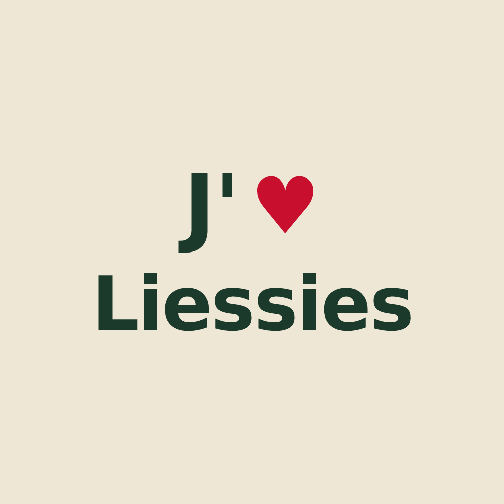 Tote bag personnalisé Liessies — design J'aime Liessies