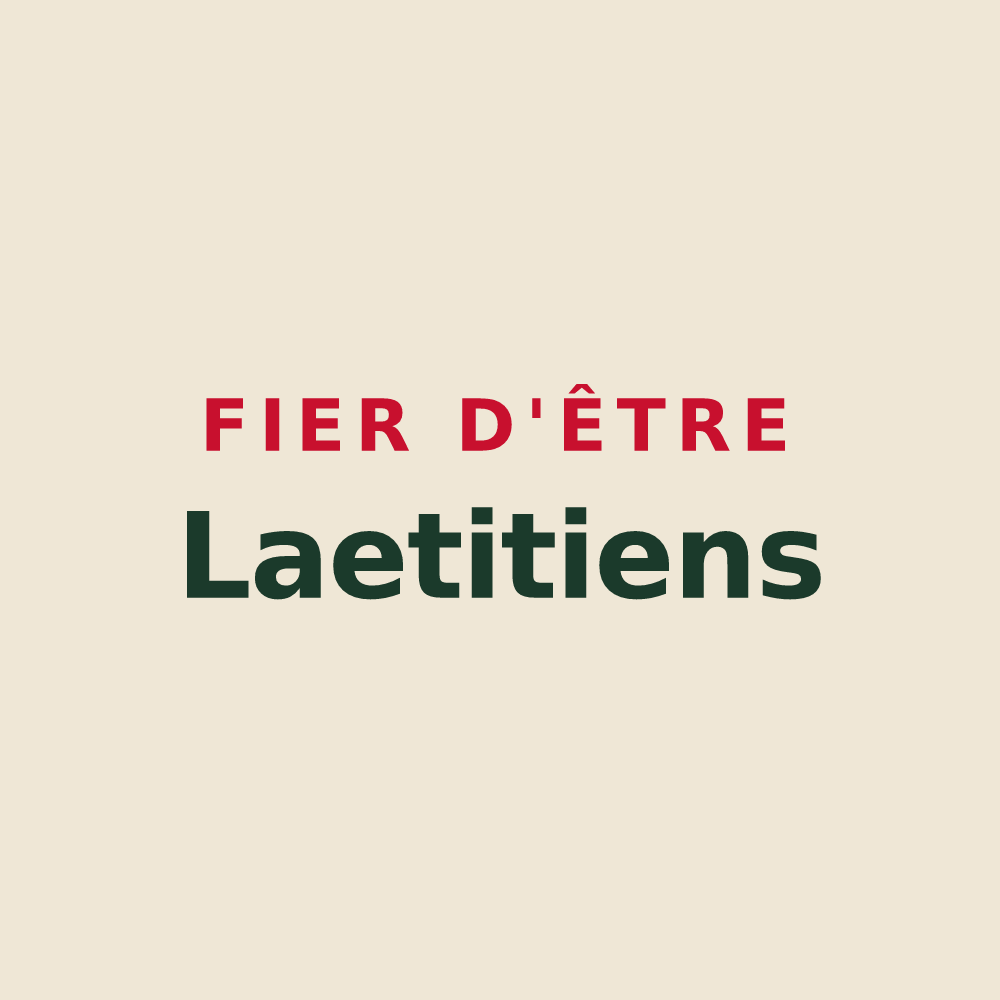 Tote bag « Fier d'être Laetitiens » — design pour Liessies