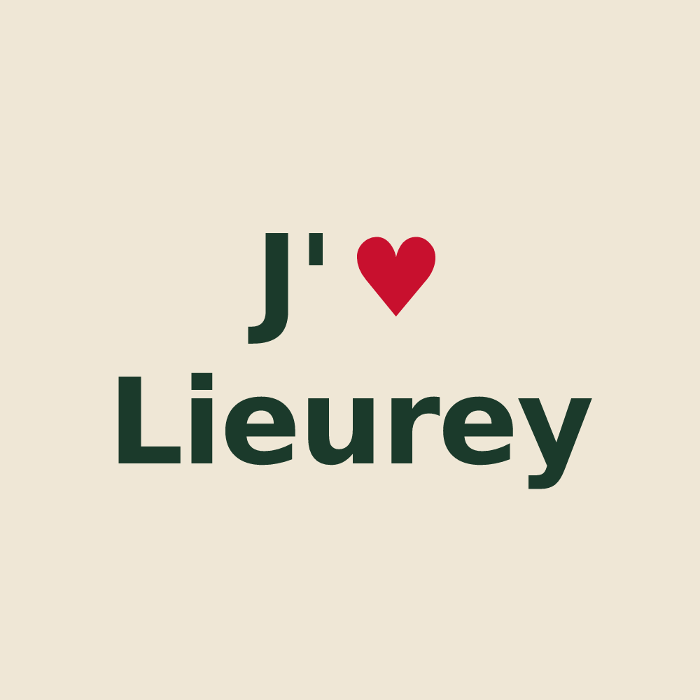 Tote bag personnalisé Lieurey — design J'aime Lieurey