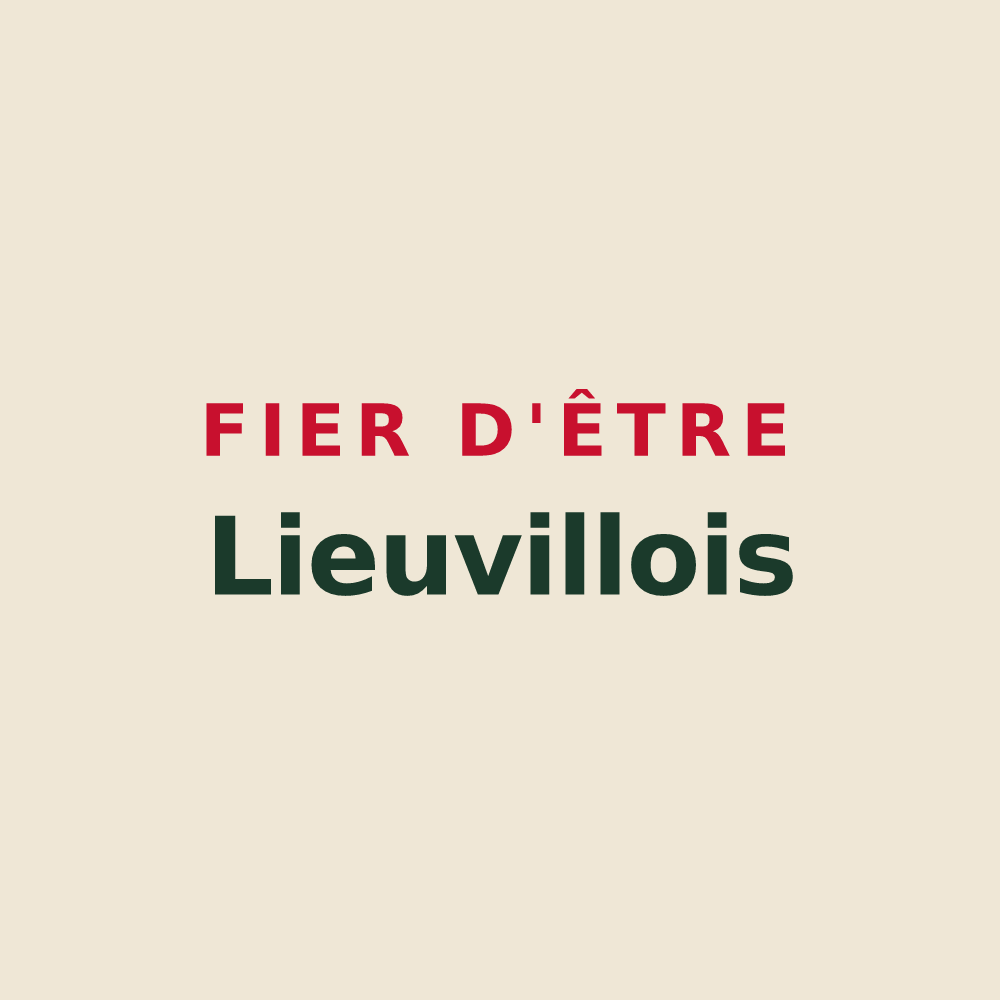 Tote bag « Fier d'être Lieuvillois » — design pour Lieuvillers