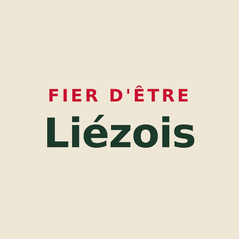 Tote bag « Fier d'être Liézois » — design pour Liez